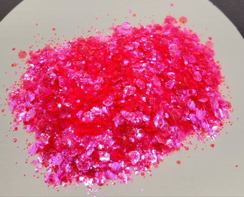 Highlighter Pink Glitter