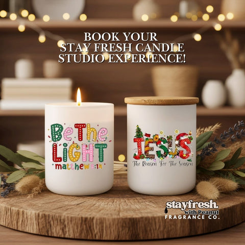 Stay Fresh Candle Studio (Private Experience) — Create Your Own 12 oz Soy-Blend Candle