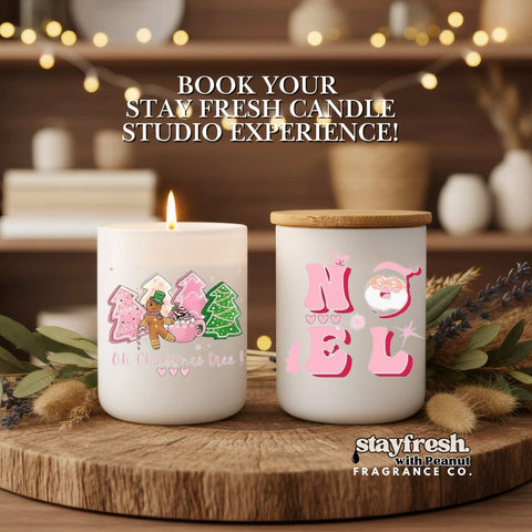 Stay Fresh Candle Studio (Private Experience) — Create Your Own 12 oz Soy-Blend Candle