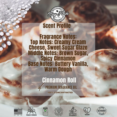 Cinnamon Roll (Cinnabon type) Premium Fragrance OIl