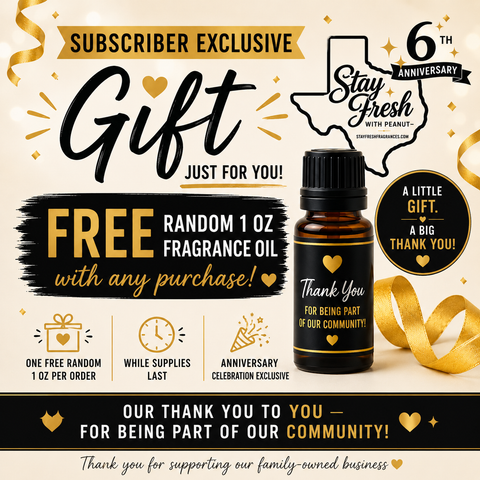 ANNIVERSARY FREE RANDOM 1 OZ FRAGRANCE OIL