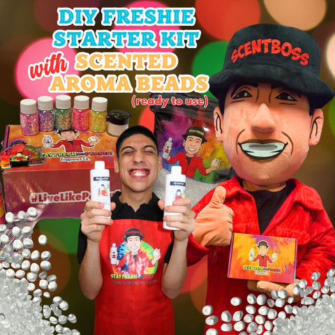 Scented Kit: DIY Freshie Making Kit – Scented Aroma Beads for Car Air Fresheners