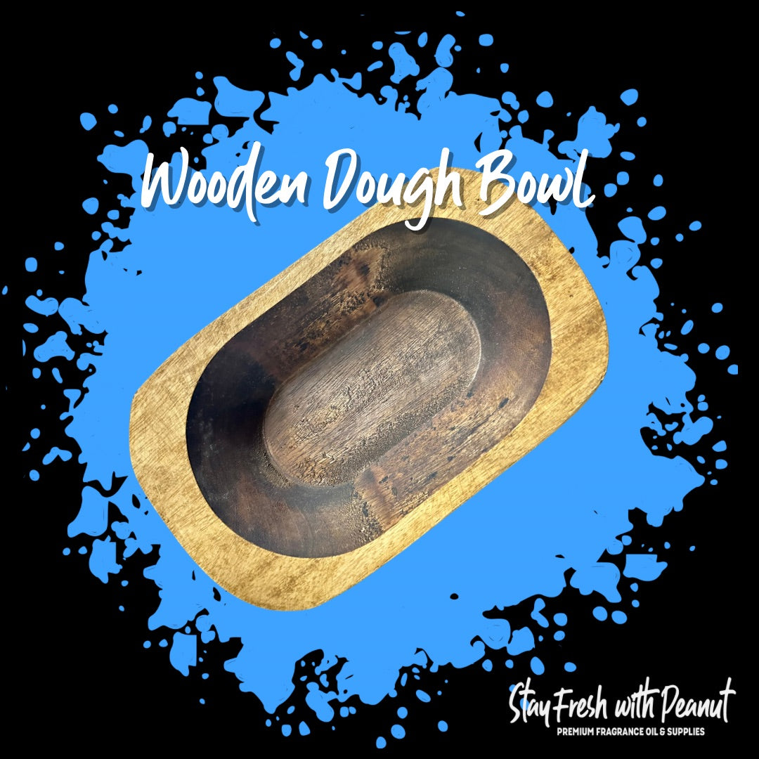 Wooden Dough Bowls Stay Fresh with Peanut