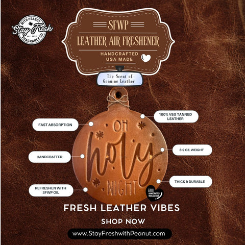 Ornament Leather Air Freshener | Unscented