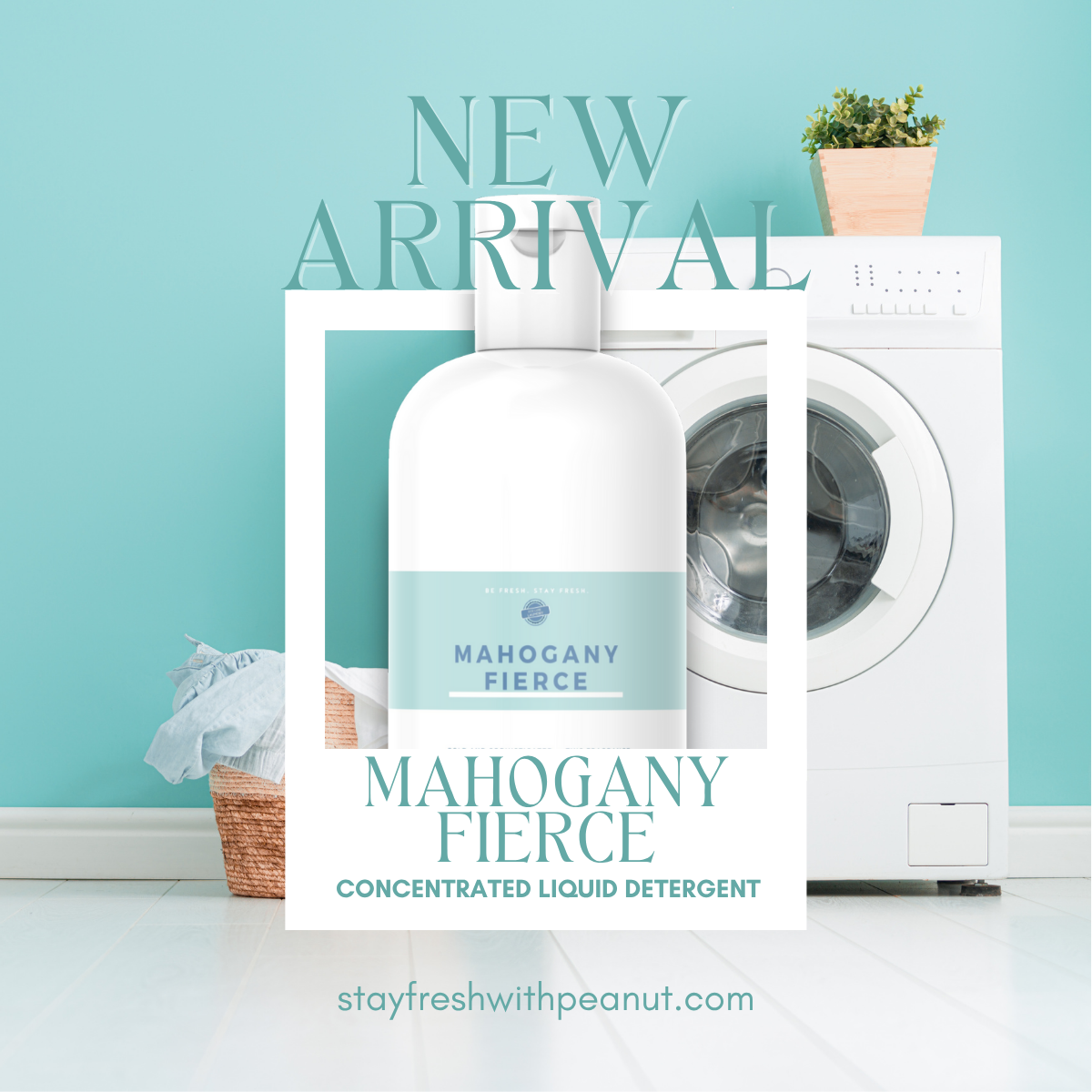 Mahogany Fierce Concentrated Laundry Detergent and Fabric Softener