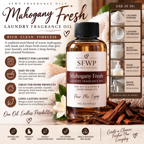 Mahogany Fresh Laundry Oil