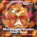 CANDLE PUMPKIN DOUGH BOWL