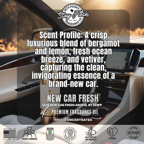 New Car Fresh Scent | Luxury Car Interior Fragrance by SFWP