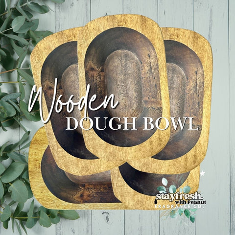 Wooden Dough Bowl – Hand-Carved & Unique *BLACK FRIDAY