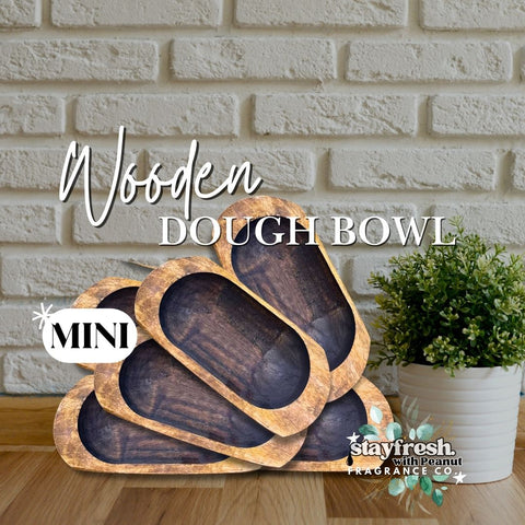 Extra Mini Wooden Dough Bowl – Hand-Carved & Unique *BLACK FRIDAY