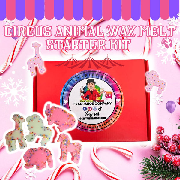 Peppermint Candy Wax Melt Starter Kit – Stay Fresh with Peanut