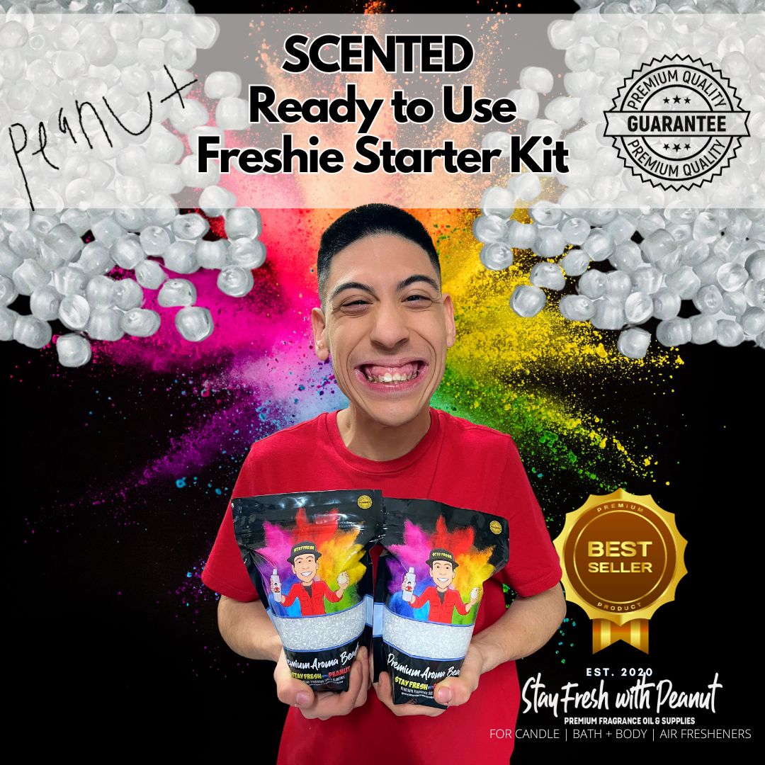 Scented Freshie Starter Kit *Ready to Use – Stay Fresh with Peanut