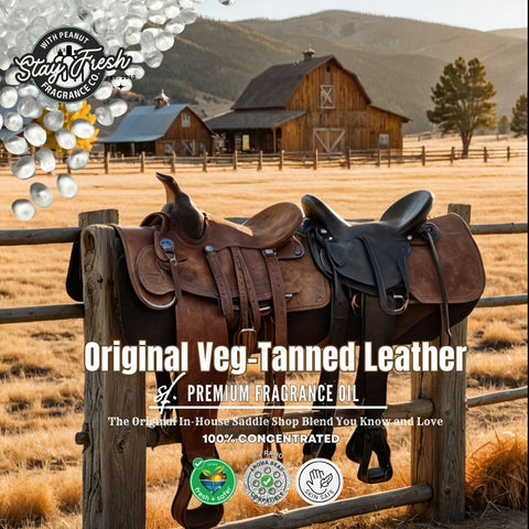 Veg-Tanned Leather | Original In-House Saddle Shop Fragrance Oil