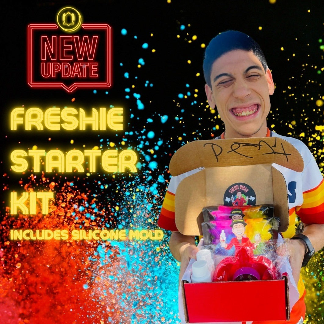 Car Freshies Supplies Starter kit, HOTGODEN DIY Freshie Making kit with  Unscented Aroma Beads,Freshies Silicone Molds and Accessories 