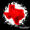 Texas with Cow Print Silicone Mold