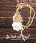 Stay Fresh Car Hanging Diffuser | Natural Pyramid