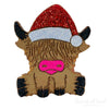 Cow with Santa Hat Silicone Mold