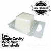 Single Cavity Clamshells for Wax Melts